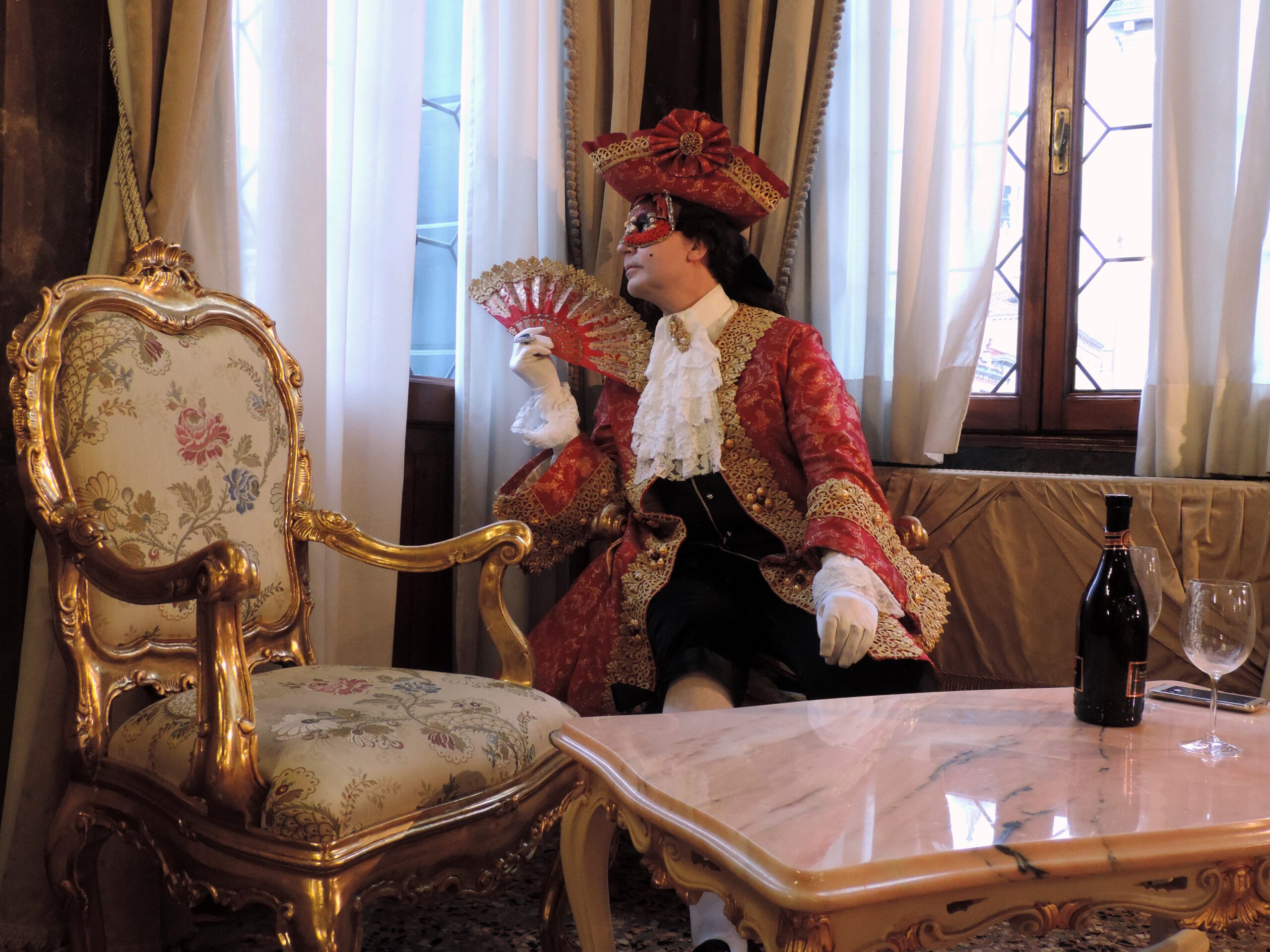 20 Karneval Venedig 2017 im Palazzo Sagredo Foto von Thomas Thurau